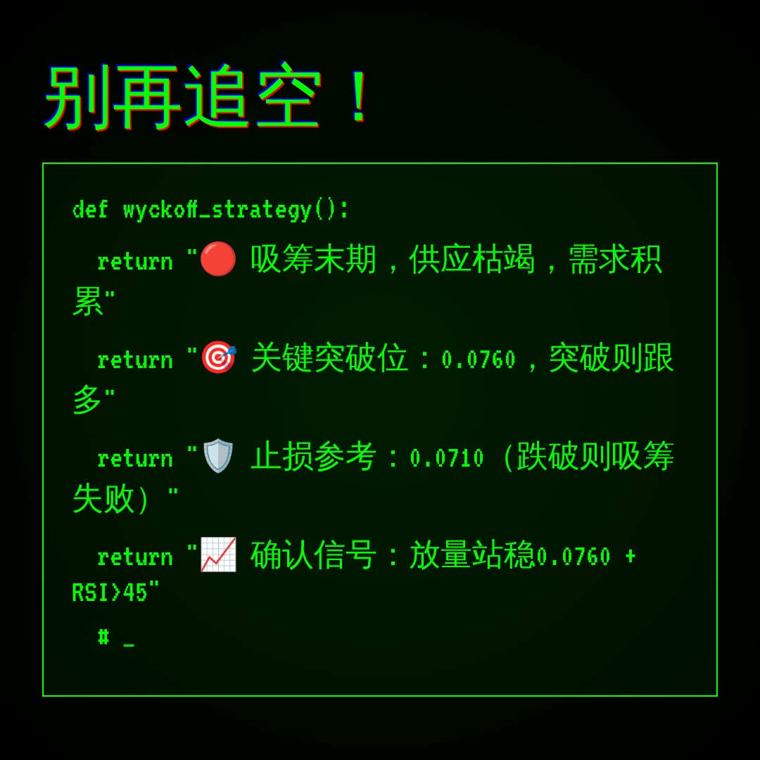20260717 DOGEUSDT 行情数据复盘报告（基于威科夫量价视角）
