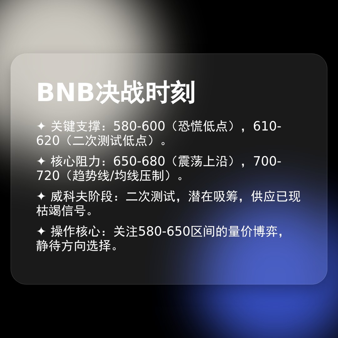 20260304 BNBUSDT 行情数据复盘报告（基于威科夫量价视角）