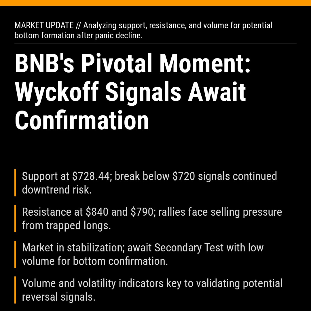 20260203 BNBUSDT Market Data Review Report (Based on Wyckoff Volume-Price Perspective)