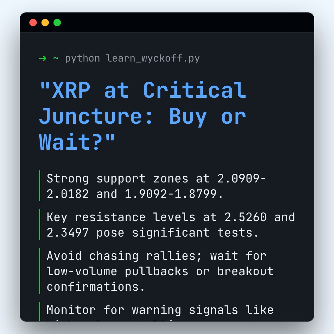 20260105 XRPUSDT Market Data Review Report (Based on Wyckoff Volume-Price Perspective)