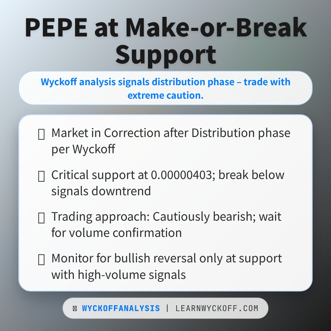 20260201 PEPEUSDT Market Data Review Report (Based on Wyckoff Volume-Price Perspective)
