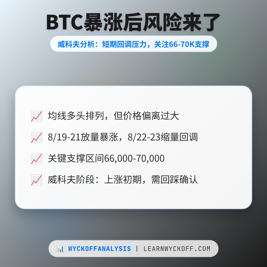 20260823 BTCUSDT 行情数据复盘报告（基于威科夫量价视角）