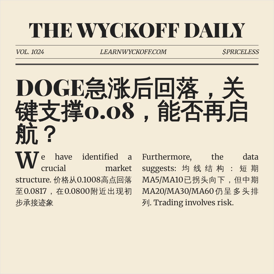 20260902 DOGEUSDT 行情数据复盘报告（基于威科夫量价视角）