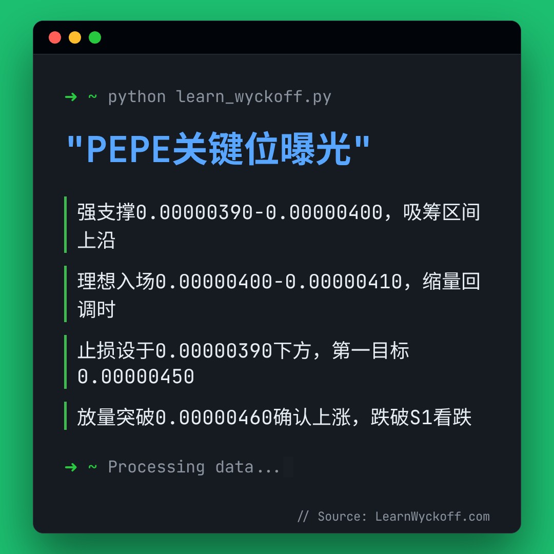 20260511 PEPEUSDT 行情数据复盘报告（基于威科夫量价视角）