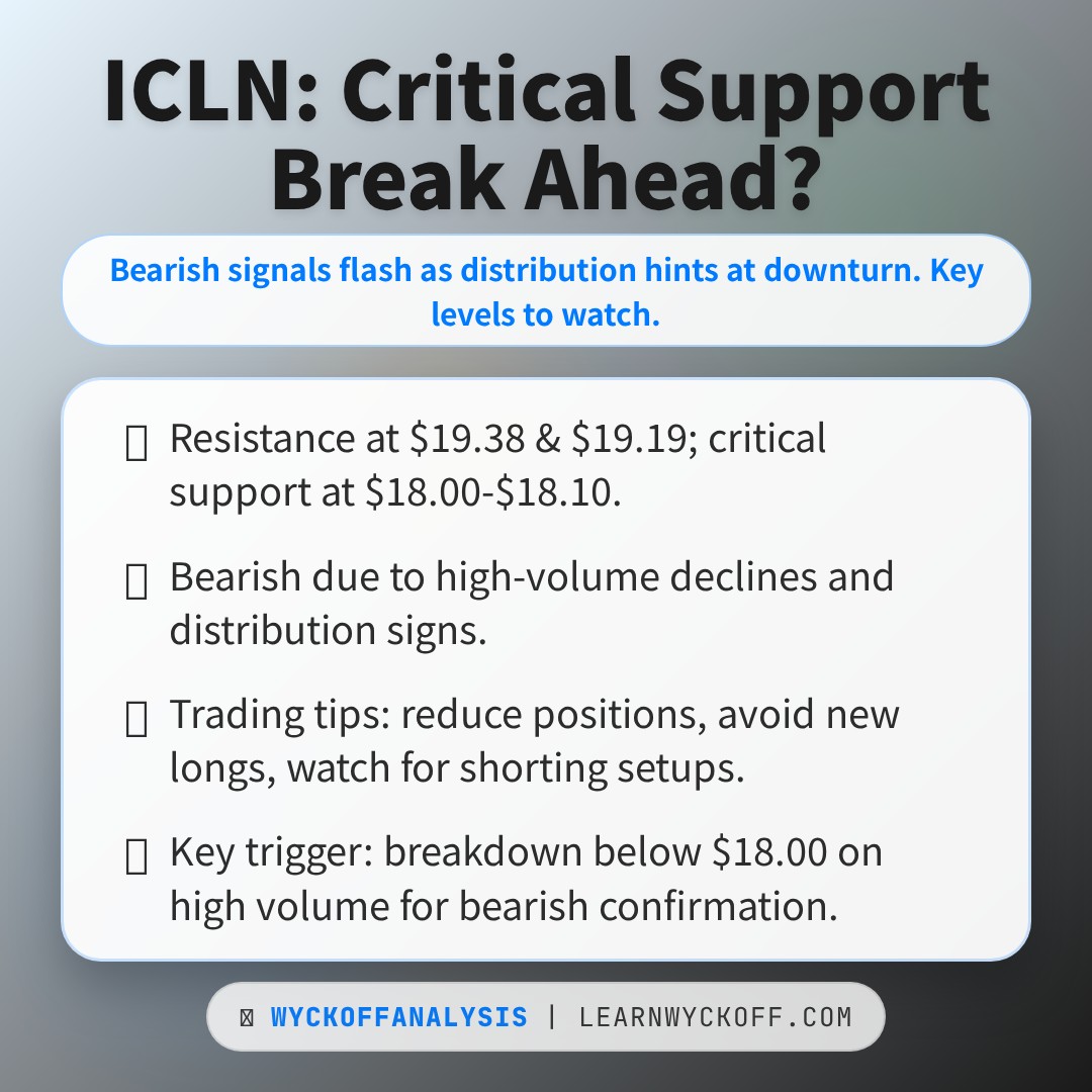 20260226 ICLN Market Data Review Report (Based on Wyckoff Volume-Price Perspective)