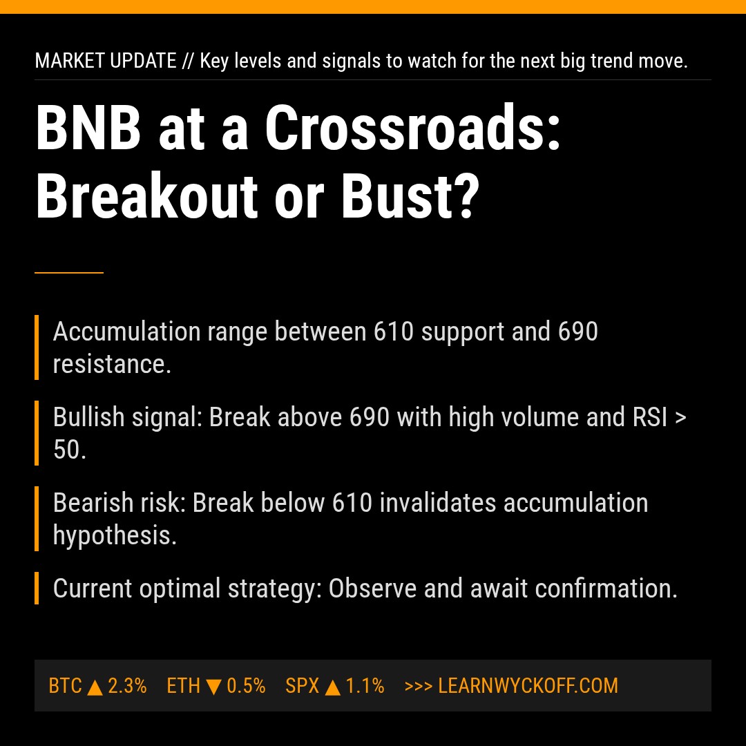 20260330 BNBUSDT Market Data Review Report (Based on Wyckoff Volume-Price Perspective)
