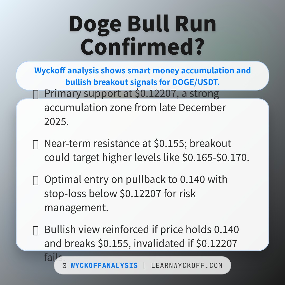 20260104 DOGEUSDT Market Data Review Report (Based on Wyckoff Volume-Price Perspective)