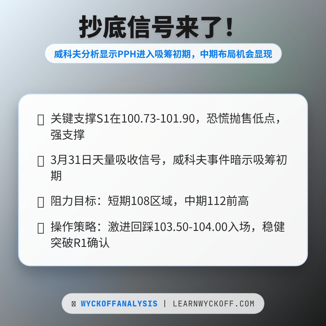 20260401 PPH 行情数据复盘报告（基于威科夫量价视角）