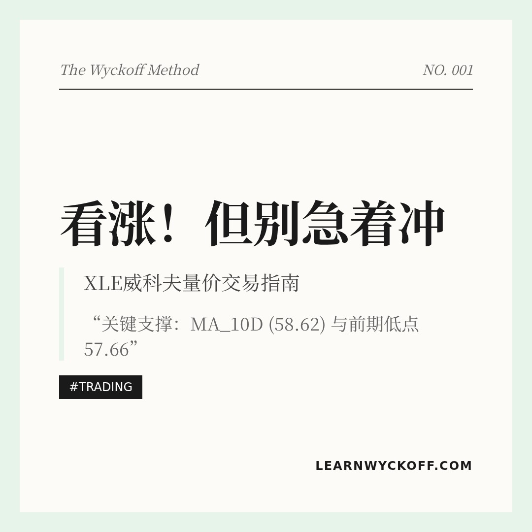 20260325 XLE 行情数据复盘报告（基于威科夫量价视角）