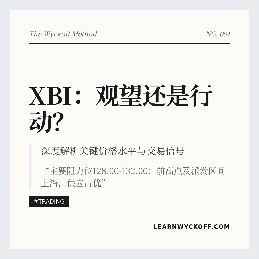 20260219 XBI 行情数据复盘报告（基于威科夫量价视角）