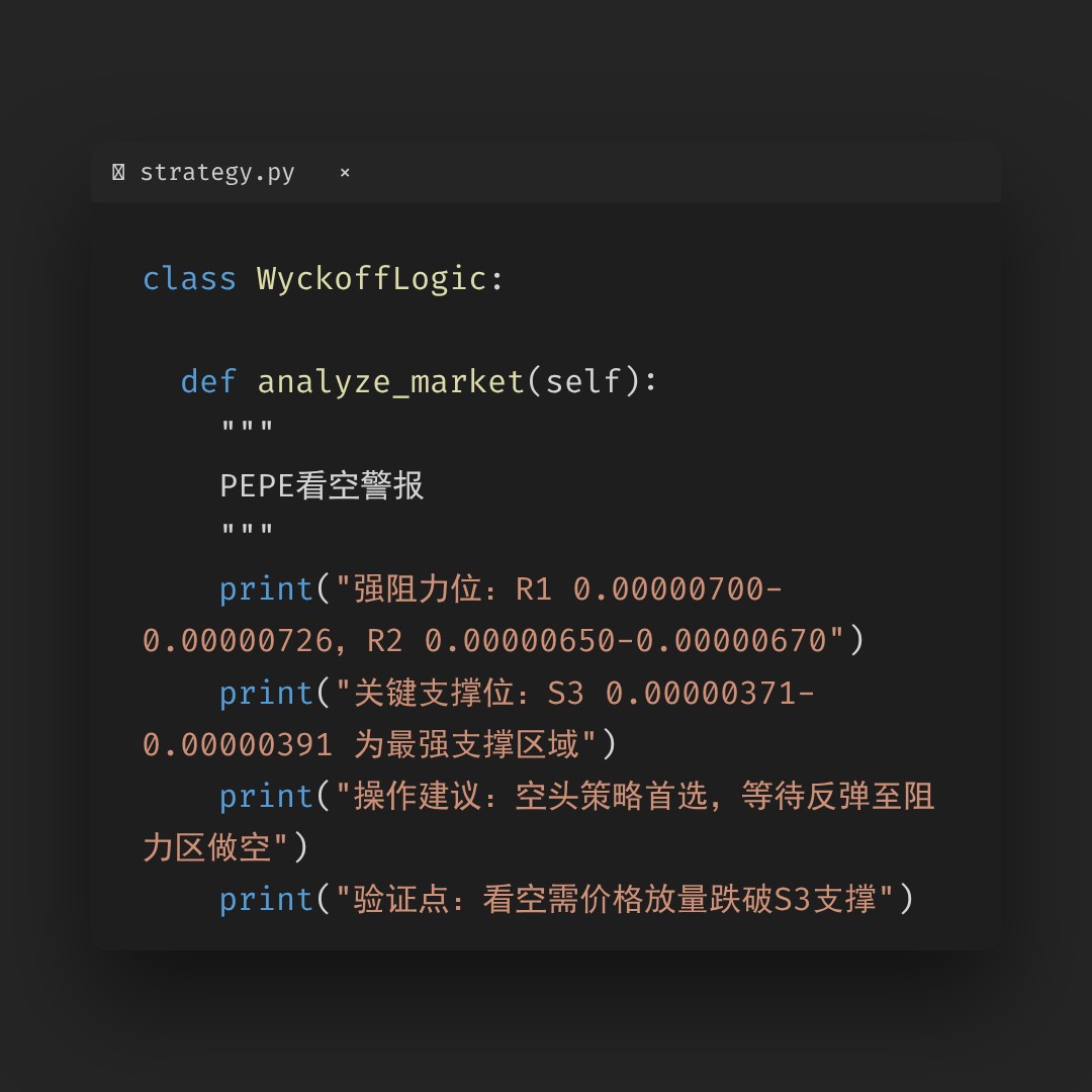20260125 PEPEUSDT 行情数据复盘报告（基于威科夫量价视角）