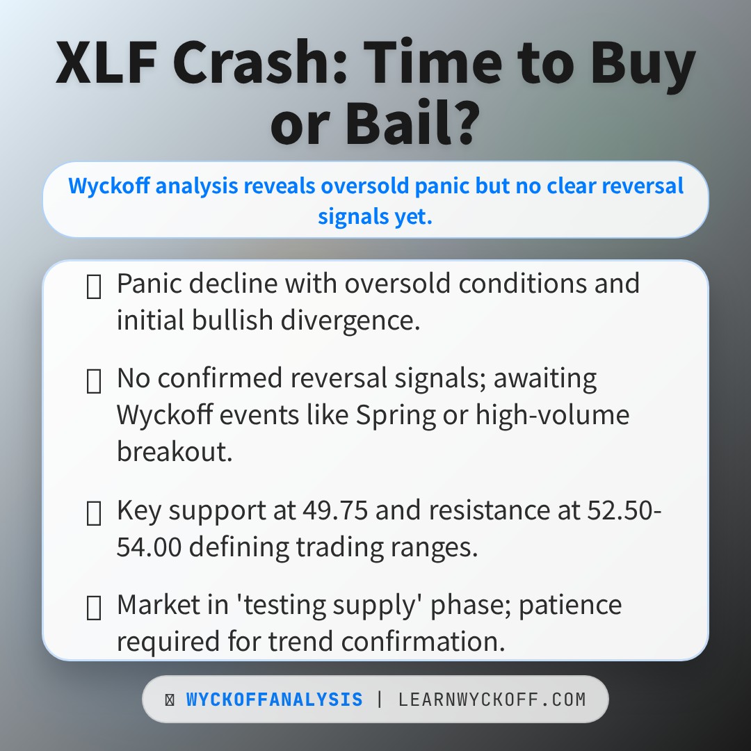 20260306 XLF Market Data Review Report (Based on Wyckoff Volume-Price Perspective)