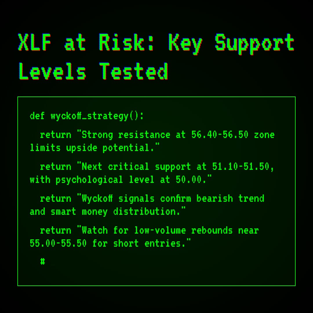 20260120 XLF Market Data Review Report (Based on Wyckoff Volume-Price Perspective)