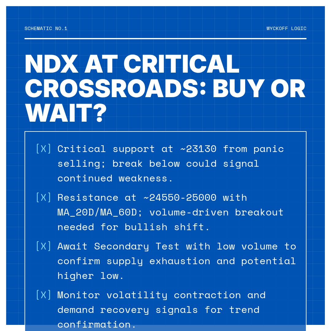 20260402 NDX Market Data Review Report (Based on Wyckoff Volume-Price Perspective)