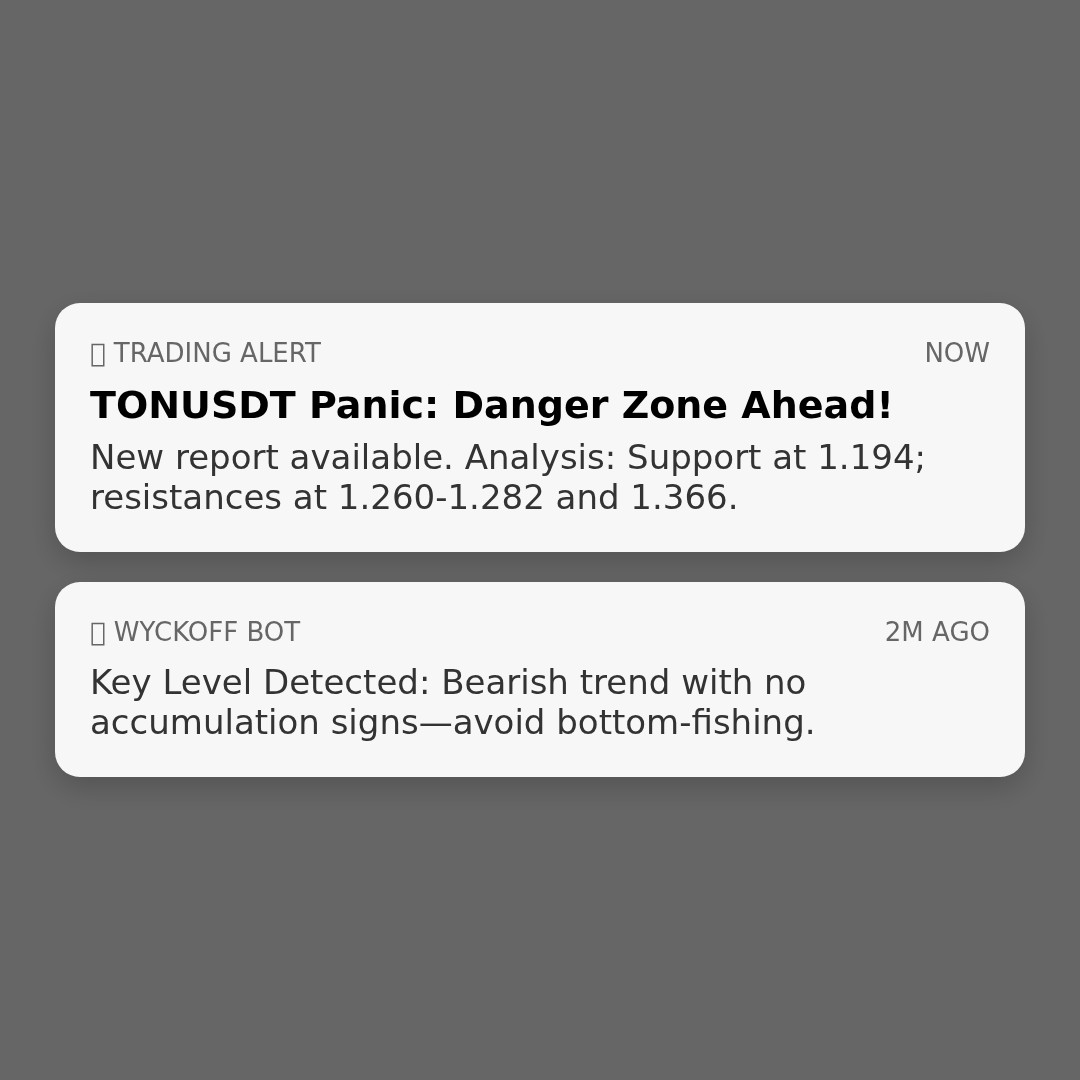 20260301 TONUSDT Market Data Review Report (Based on Wyckoff Volume-Price Perspective)