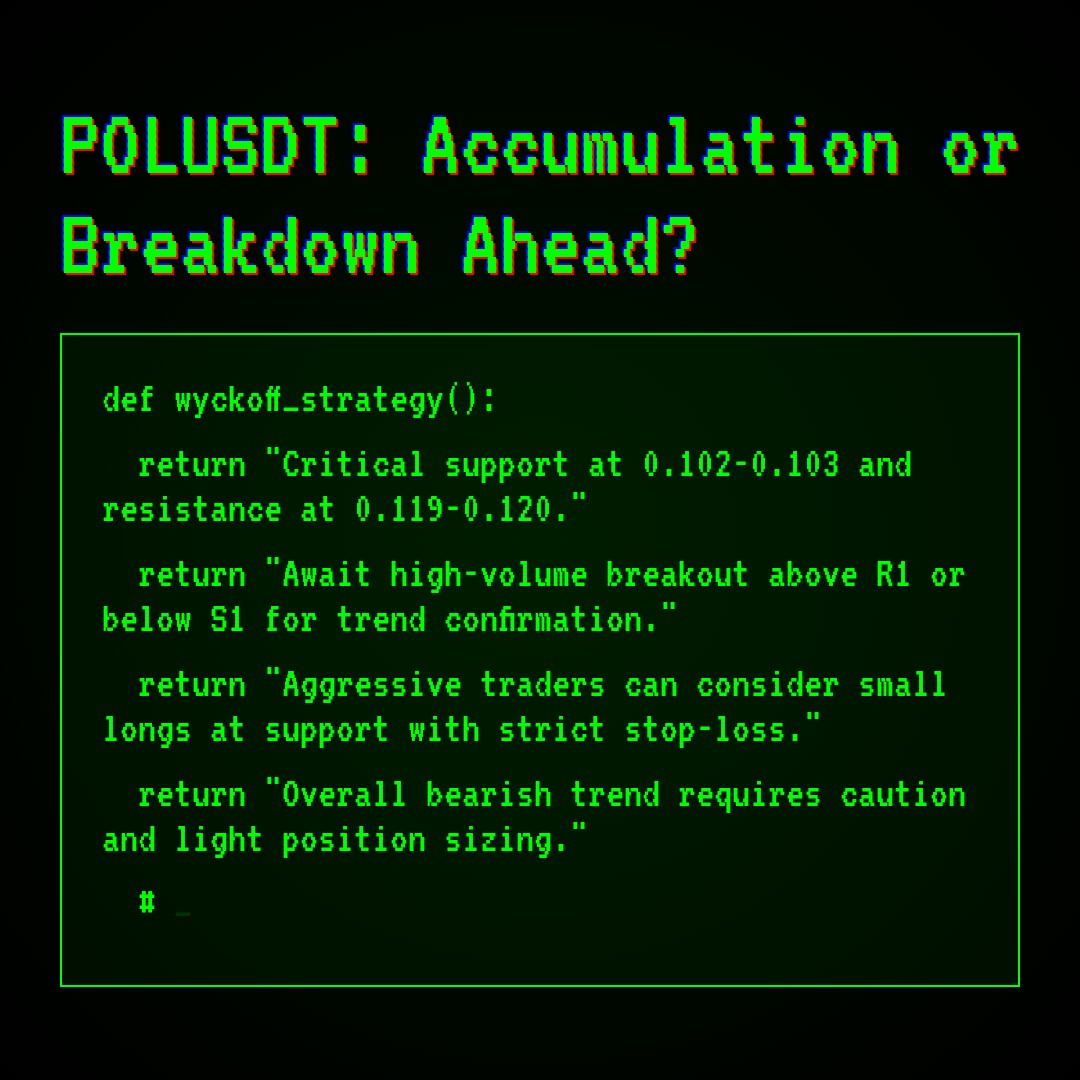 20251230 POLUSDT Market Data Review Report (Based on Wyckoff Volume-Price Perspective)
