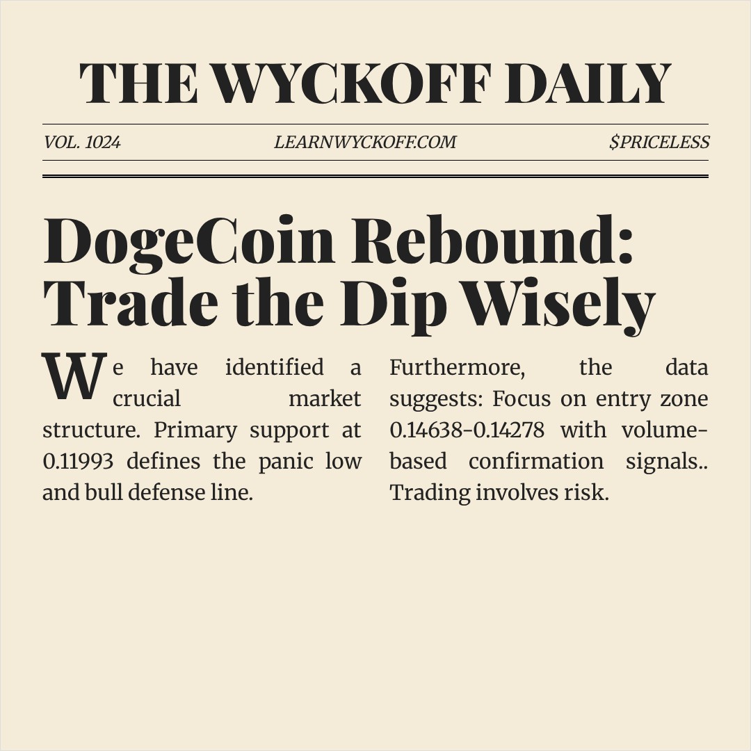 20260107 DOGEUSDT Market Data Review Report (Based on Wyckoff Volume-Price Perspective)