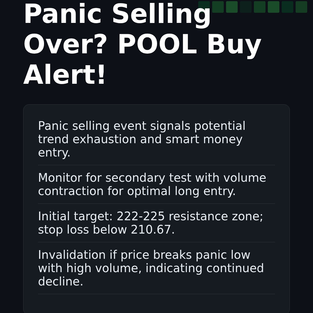 20260225 POOL Market Data Review Report (Based on Wyckoff Volume-Price Perspective)