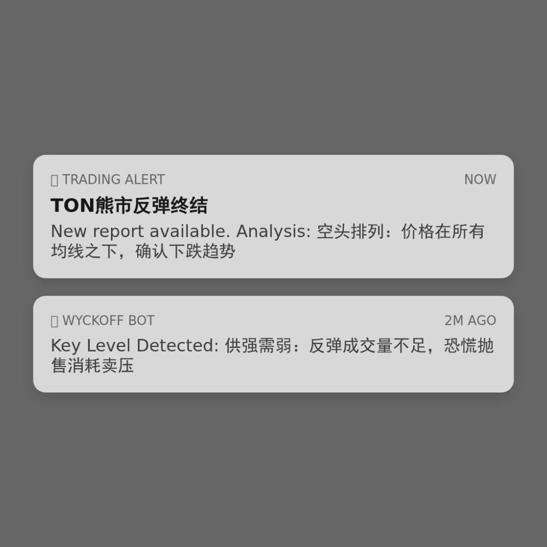 20251230 TONUSDT 行情数据复盘报告（基于威科夫量价视角）