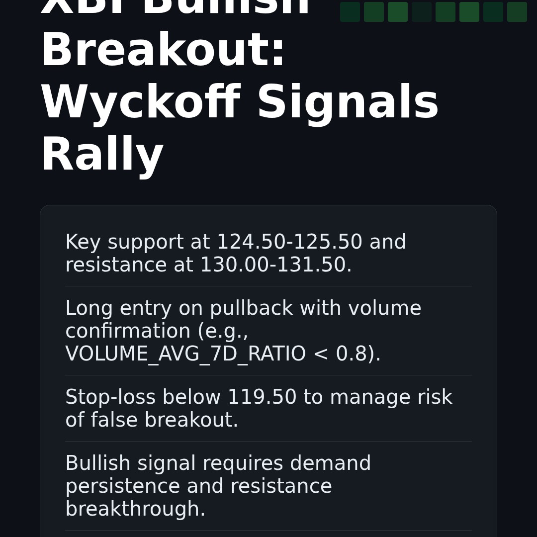 20260403 XBI Market Data Review Report (Based on Wyckoff Volume-Price Perspective)