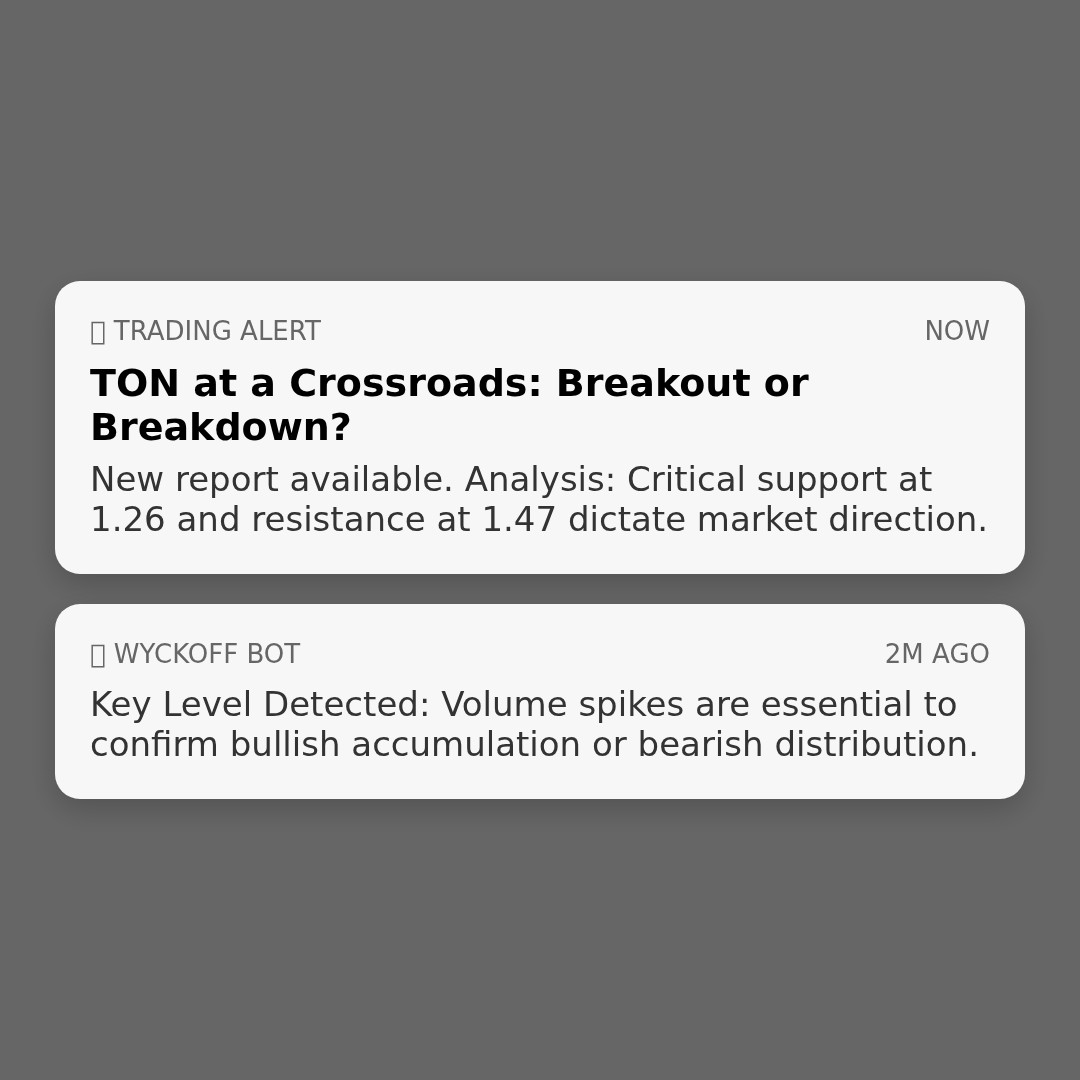20260222 TONUSDT Market Data Review Report (Based on Wyckoff Volume-Price Perspective)