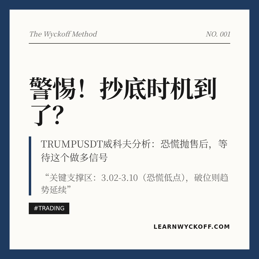 20260211 TRUMPUSDT 行情数据复盘报告（基于威科夫量价视角）