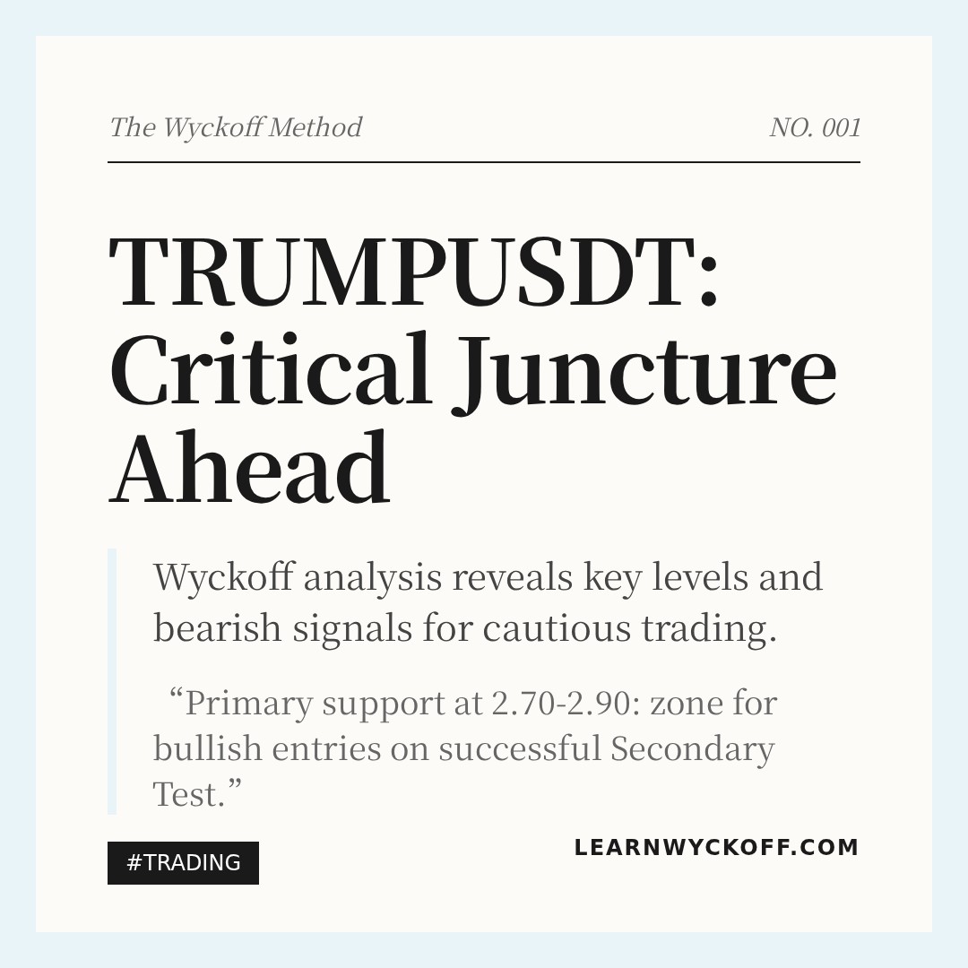 20260318 TRUMPUSDT Market Data Review Report (Based on Wyckoff Volume-Price Perspective)