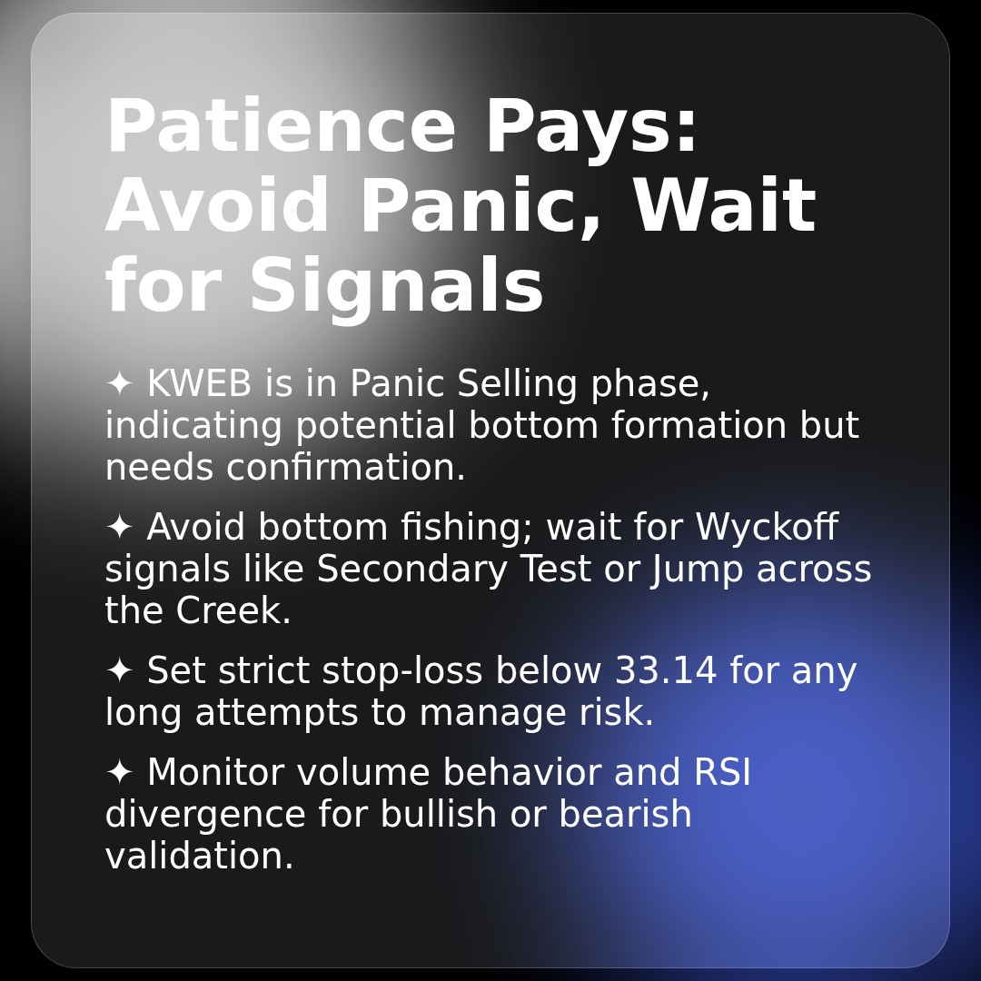20260204 KWEB Market Data Review Report (Based on Wyckoff Volume-Price Perspective)