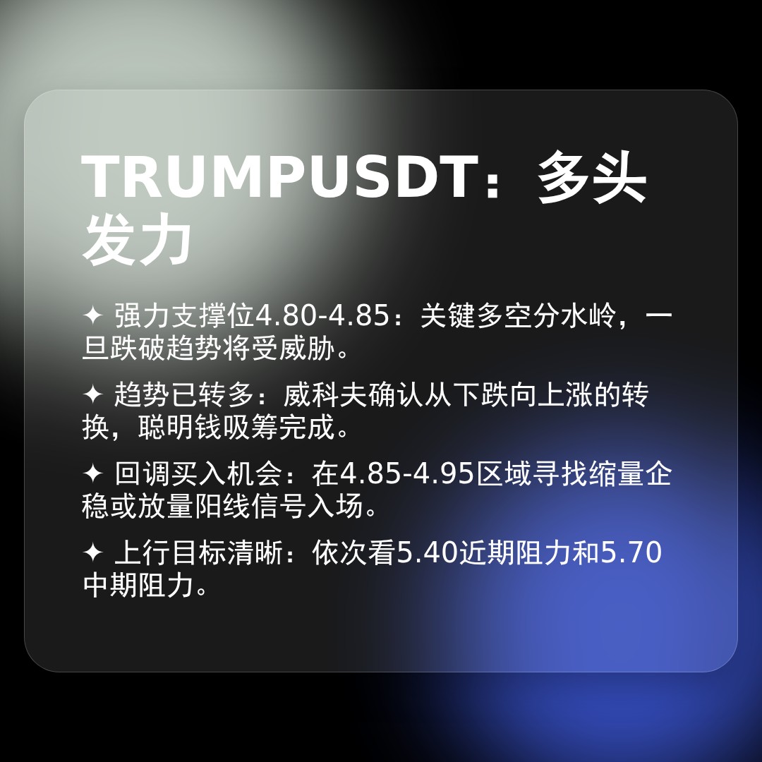 20260124 TRUMPUSDT 行情数据复盘报告（基于威科夫量价视角）
