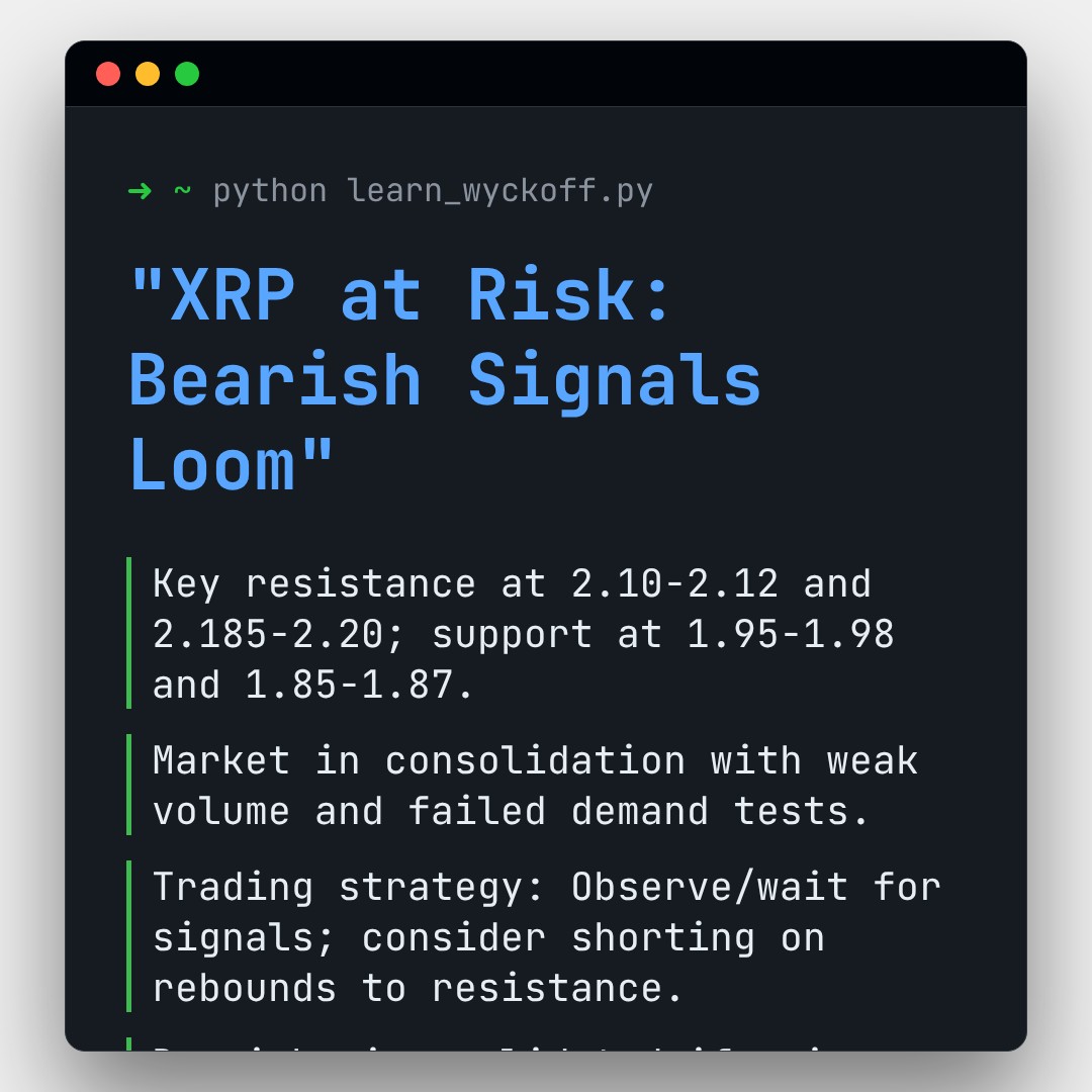20260117 XRPUSDT Market Data Review Report (Based on Wyckoff Volume-Price Perspective)