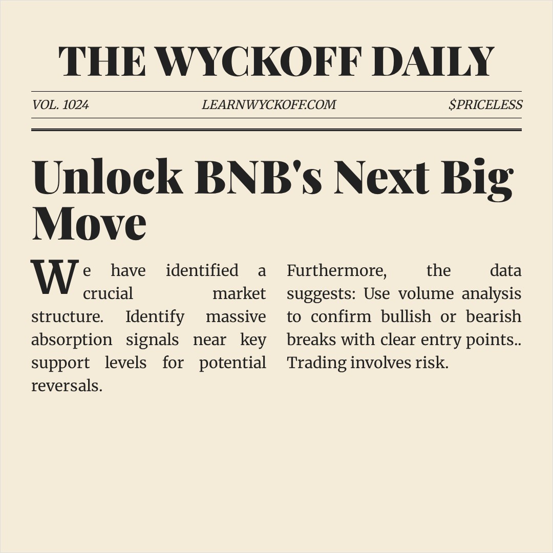 20251226 BNBUSDT Market Data Review Report (Based on Wyckoff Volume-Price Perspective)