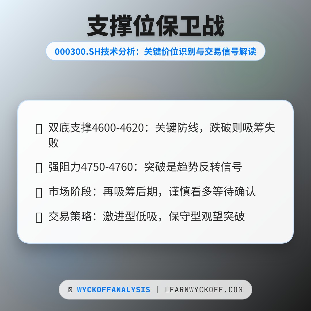 20260310 000300.SH 行情数据复盘报告（基于威科夫量价视角）