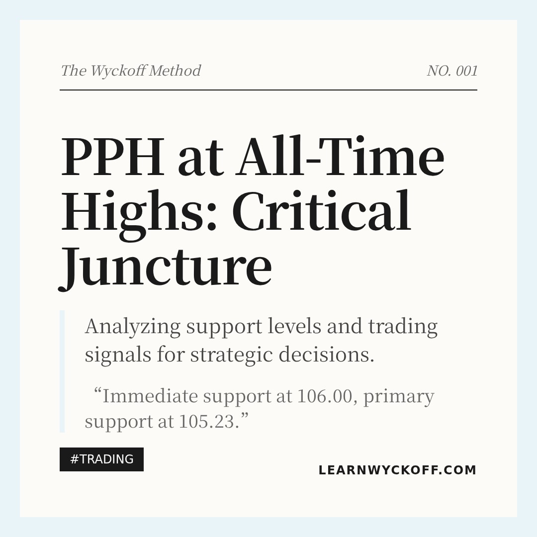 20260126 PPH Market Data Review Report (Based on Wyckoff Volume-Price Perspective)