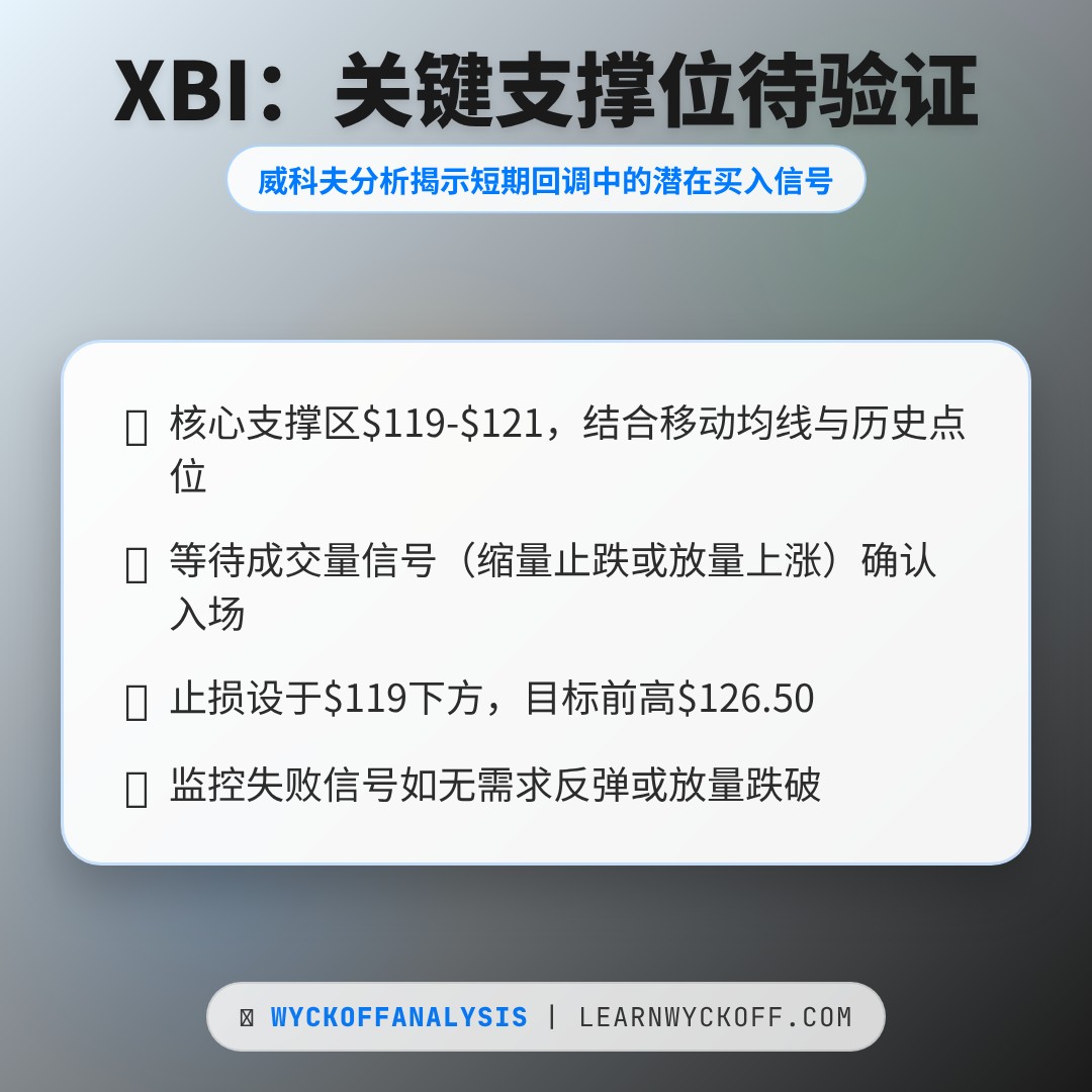20251229 XBI 行情数据复盘报告（基于威科夫量价视角）