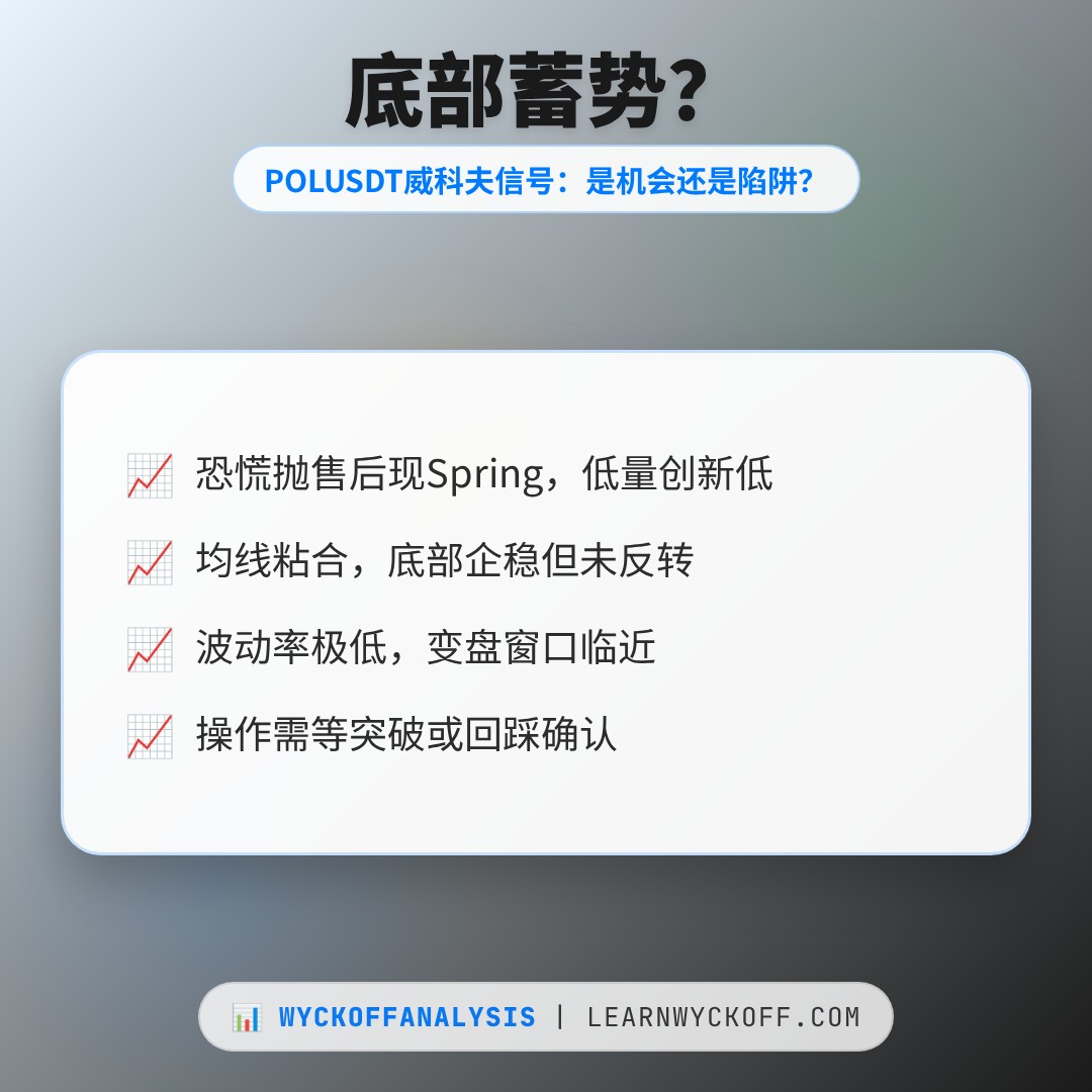 20260808 POLUSDT 行情数据复盘报告（基于威科夫量价视角）