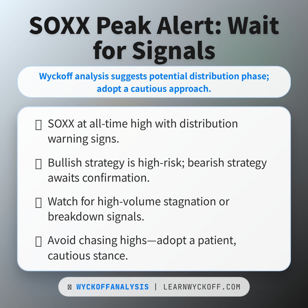 20260415 SOXX Market Data Review Report (Based on Wyckoff Volume-Price Perspective)