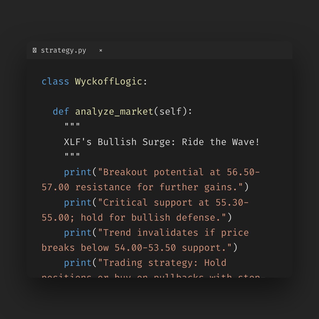20260106 XLF Market Data Review Report (Based on Wyckoff Volume-Price Perspective)