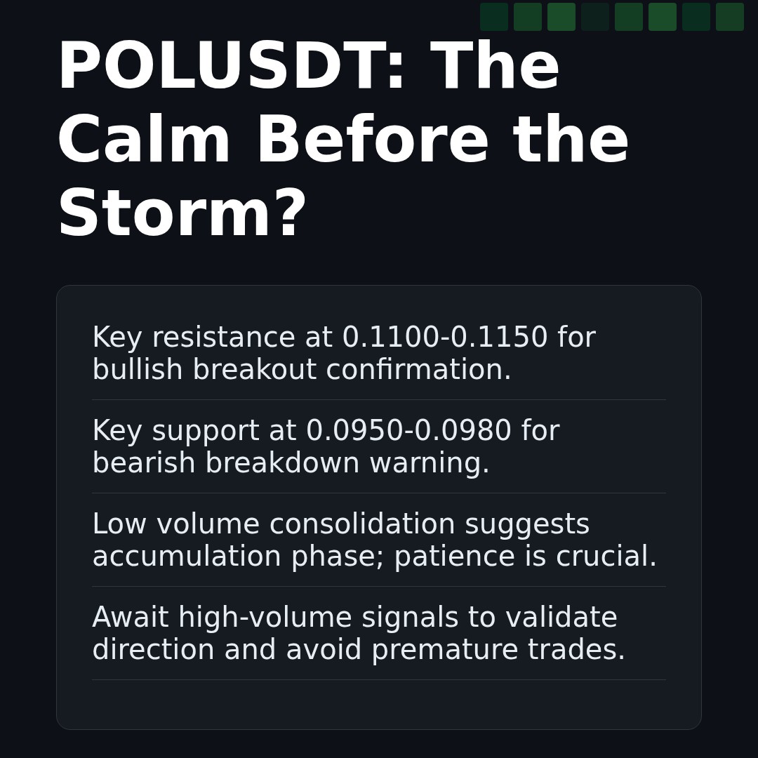 20260313 POLUSDT Market Data Review Report (Based on Wyckoff Volume-Price Perspective)