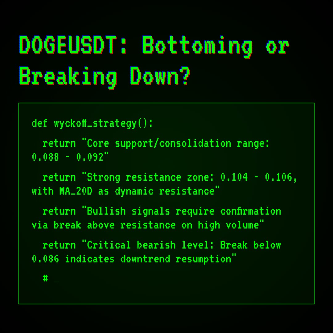 20260310 DOGEUSDT Market Data Review Report (Based on Wyckoff Volume-Price Perspective)
