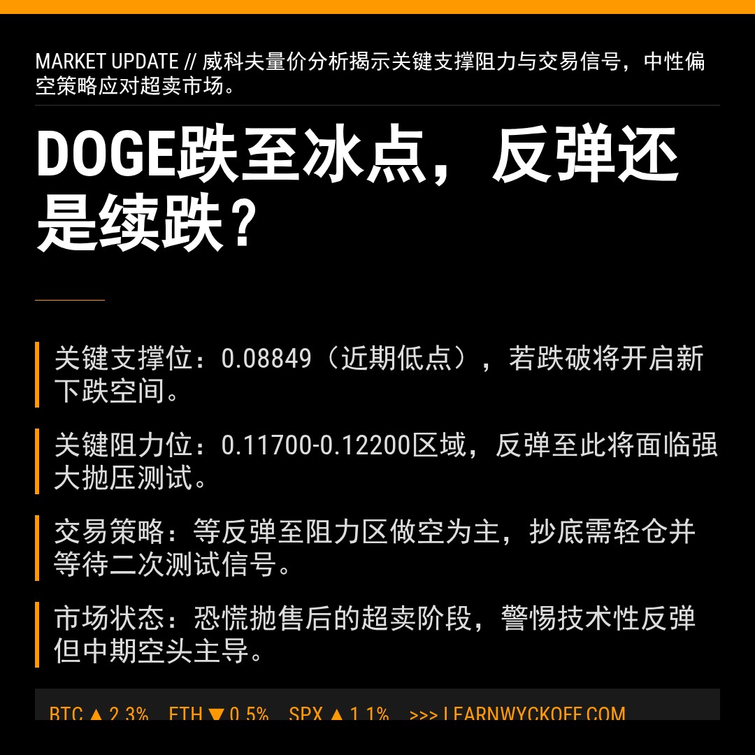 20260216 DOGEUSDT 行情数据复盘报告（基于威科夫量价视角）