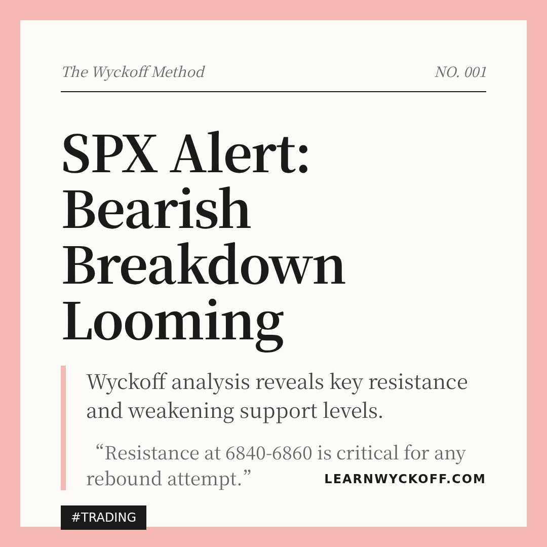 20260311 .SPX Market Data Review Report (Based on Wyckoff Volume-Price Perspective)