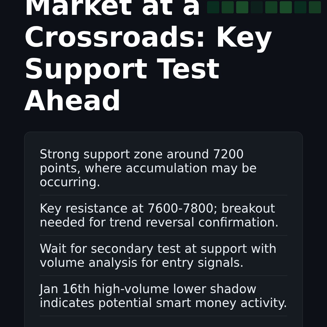 20260120 399986 Market Data Review Report (Based on Wyckoff Volume-Price Perspective)