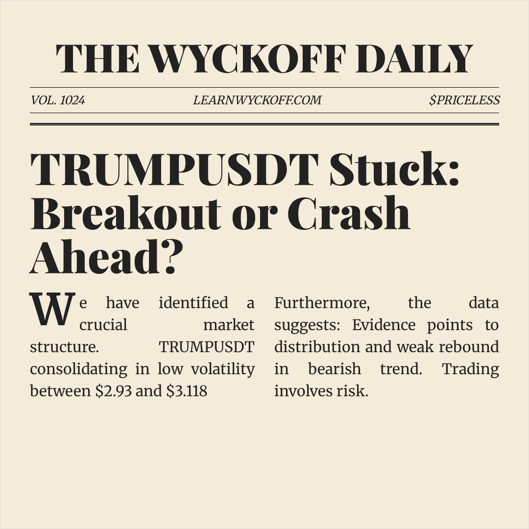 20260416 TRUMPUSDT Market Data Review Report (Based on Wyckoff Volume-Price Perspective)