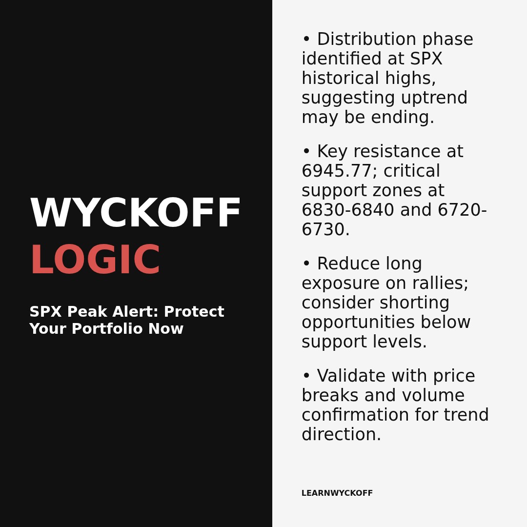 20260101 .SPX Market Data Review Report (Based on Wyckoff Volume-Price Perspective)