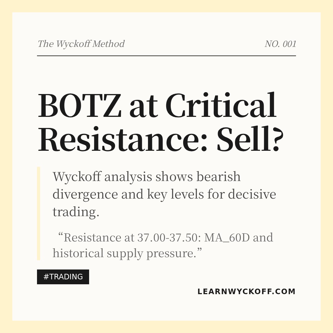 20260416 BOTZ Market Data Review Report (Based on Wyckoff Volume-Price Perspective)