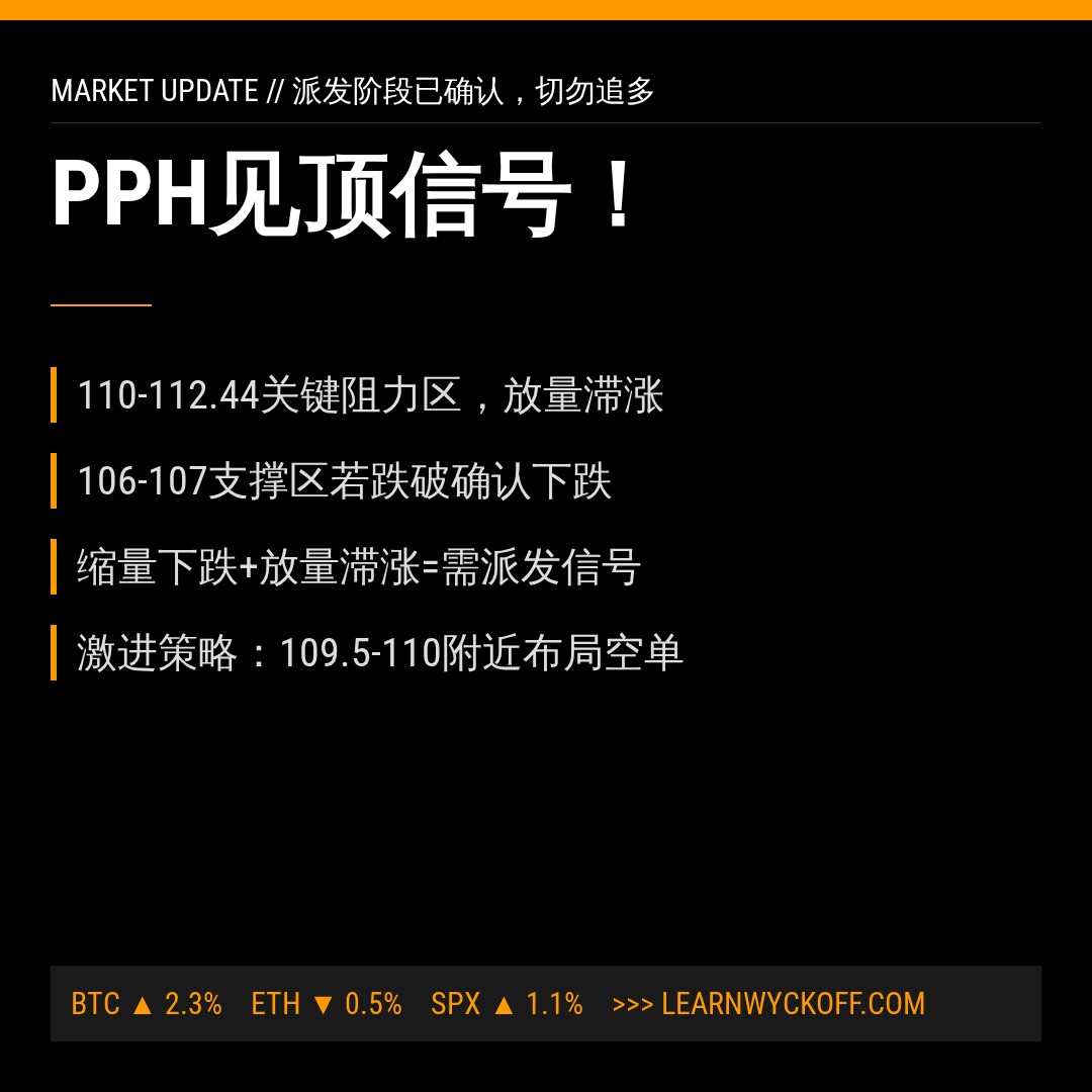 20260720 PPH 行情数据复盘报告（基于威科夫量价视角）