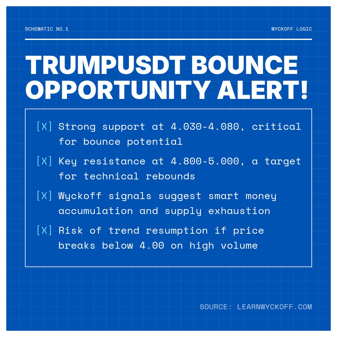 20260202 TRUMPUSDT Market Data Review Report (Based on Wyckoff Volume-Price Perspective)