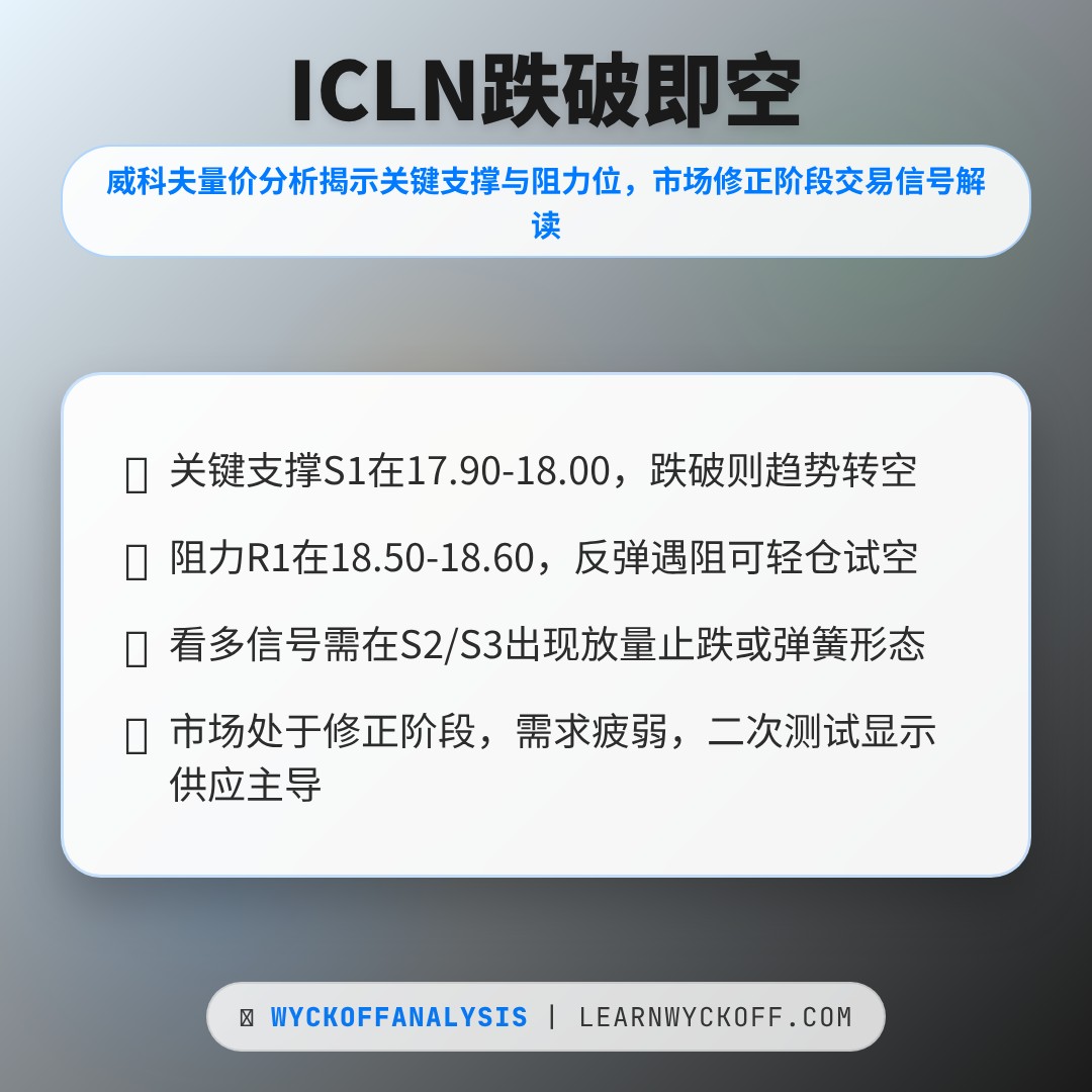 20260202 ICLN 行情数据复盘报告（基于威科夫量价视角）