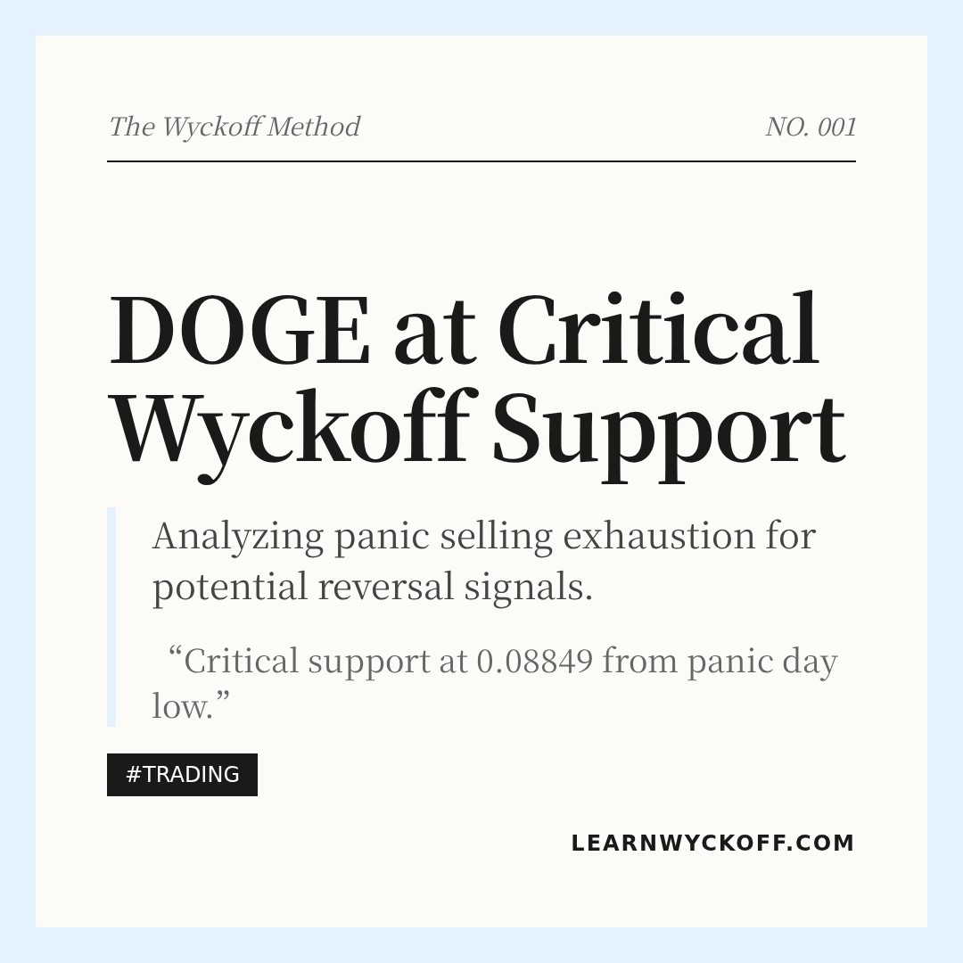 20260209 DOGEUSDT Market Data Review Report (Based on Wyckoff Volume-Price Perspective)