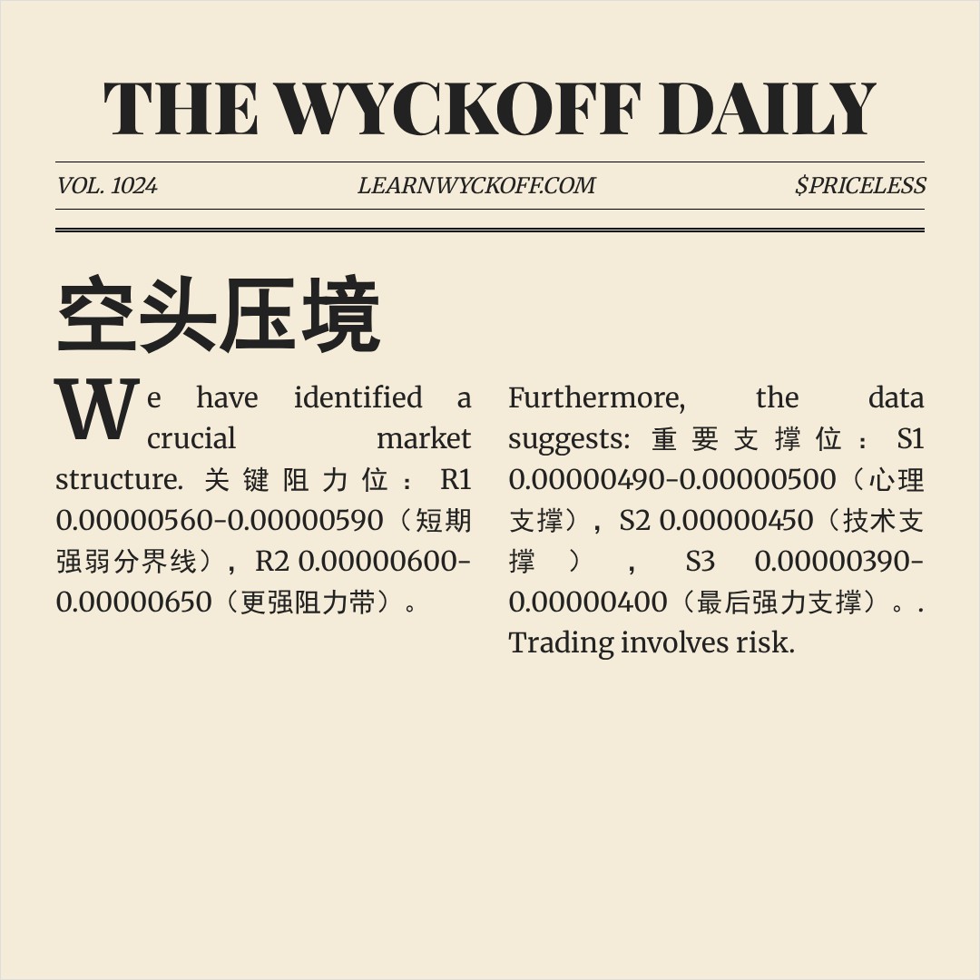 20260124 PEPEUSDT 行情数据复盘报告（基于威科夫量价视角）